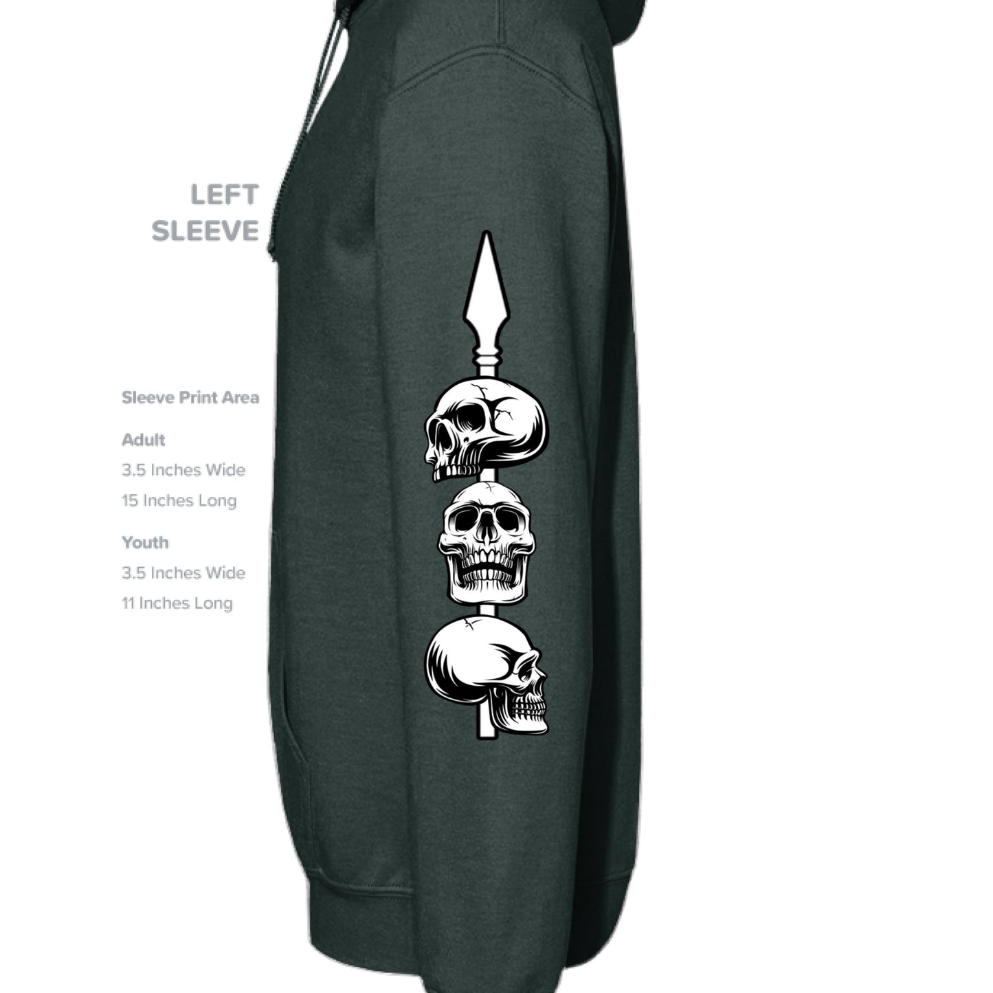 Grave Digs Rockabilly Punk Bat Unisex Hoodie