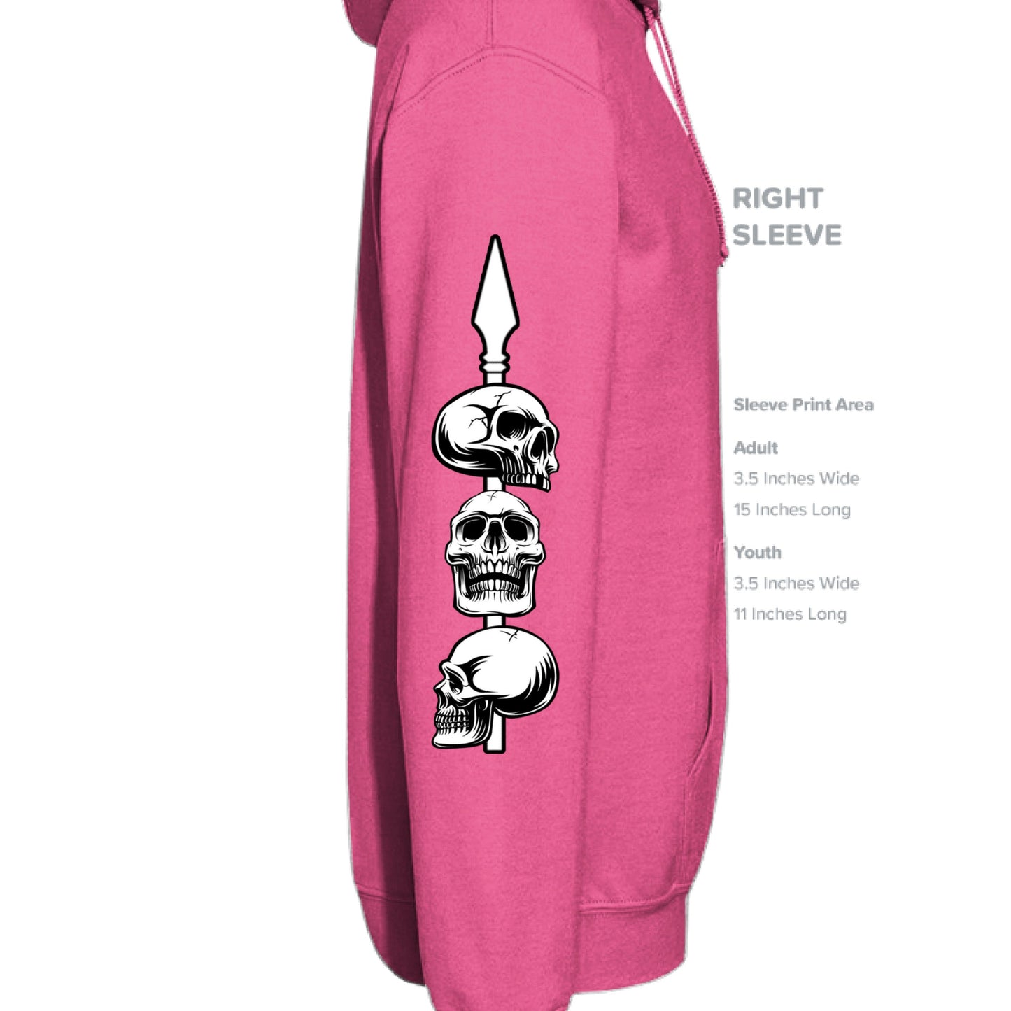 Grave Digs Rockabilly Punk Bat Unisex Hoodie