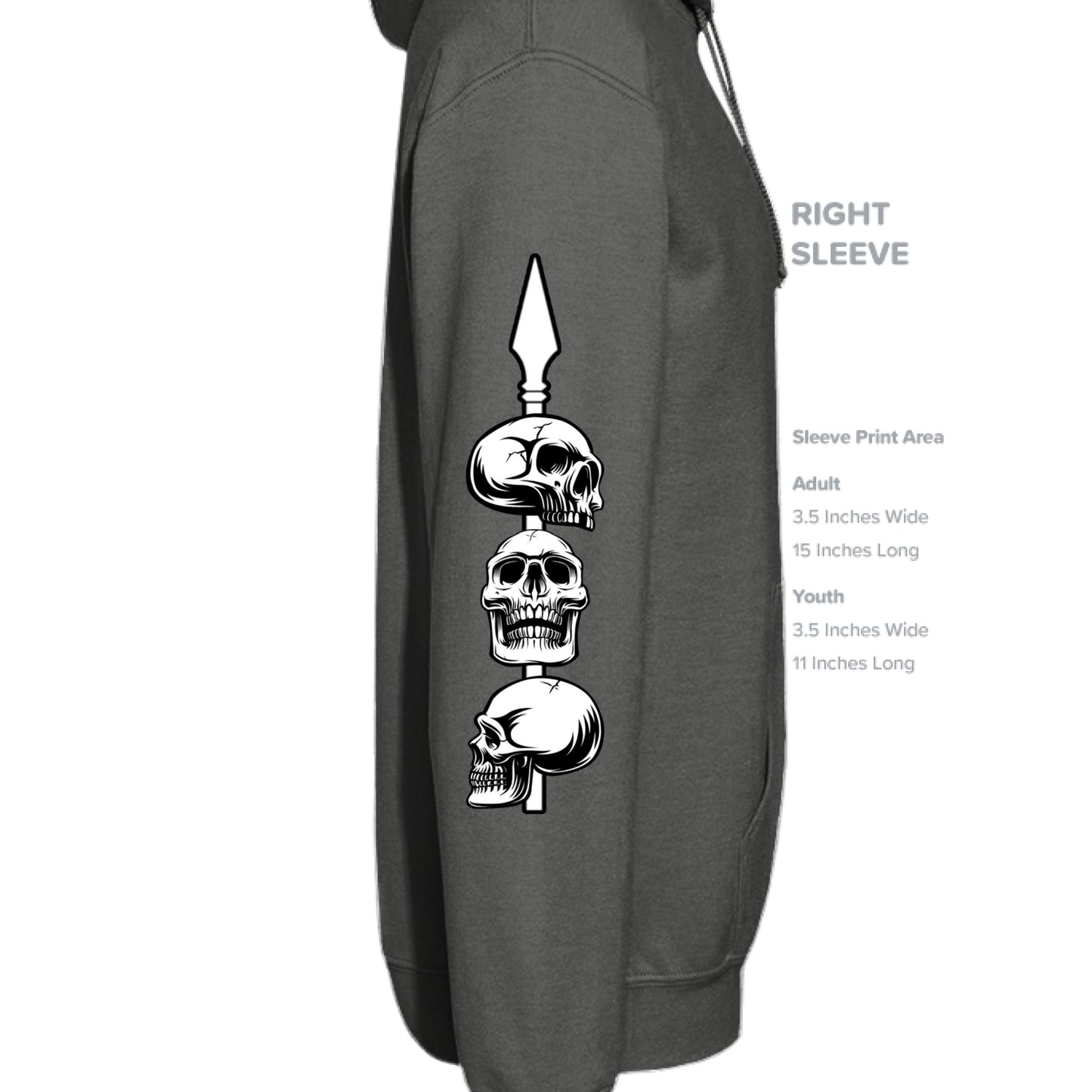 Grave Digs Rockabilly Punk Bat Unisex Hoodie