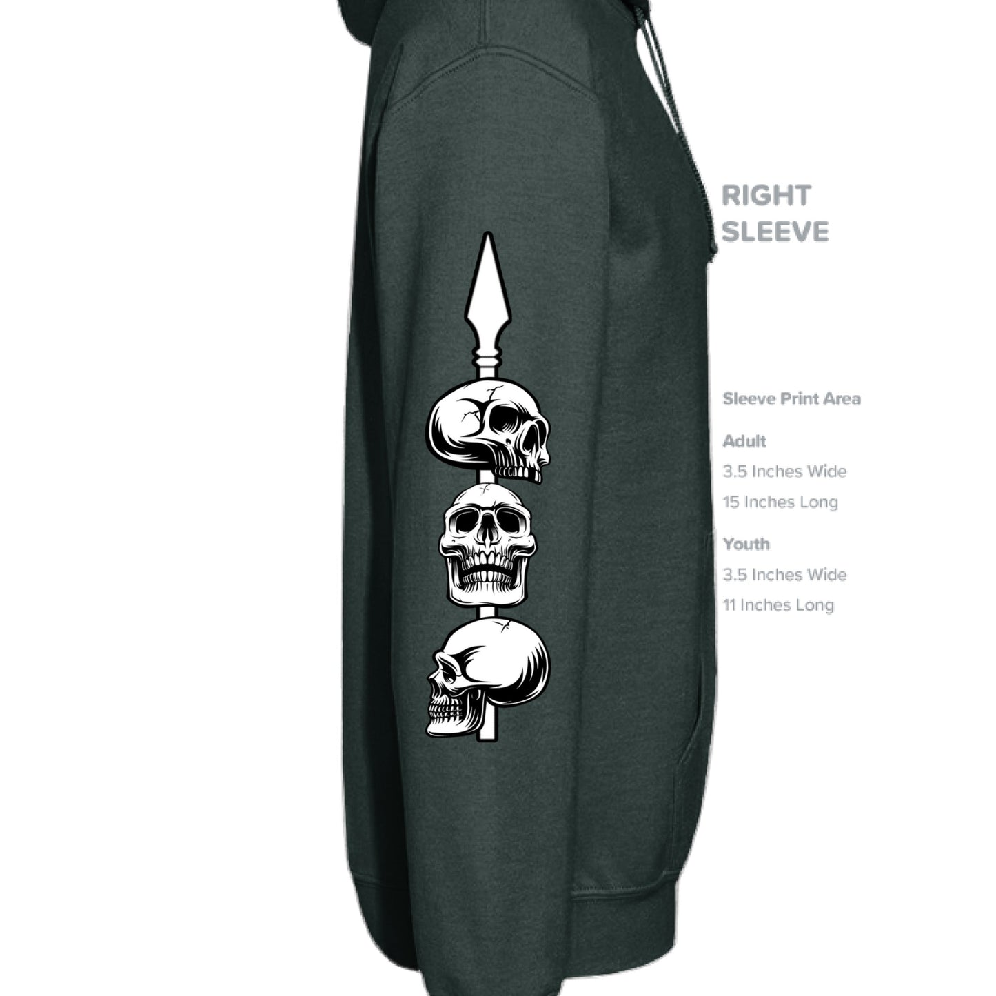 Grave Digs Rockabilly Punk Bat Unisex Hoodie