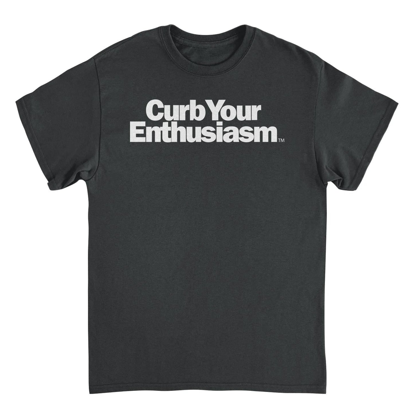 Curb Your Enthusiasm Curb Your Enthusiasm Logo Black T-Shirt by HandyShopping4U2