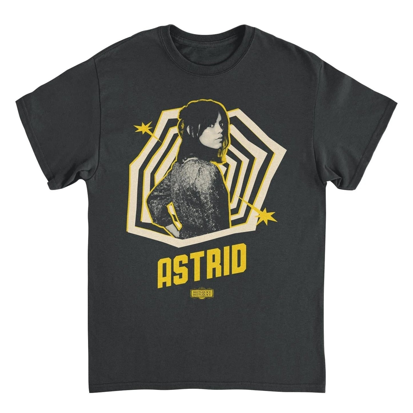 Beetlejuice Astrid Pose Transparent T-Shirt by HandyShopping4U2