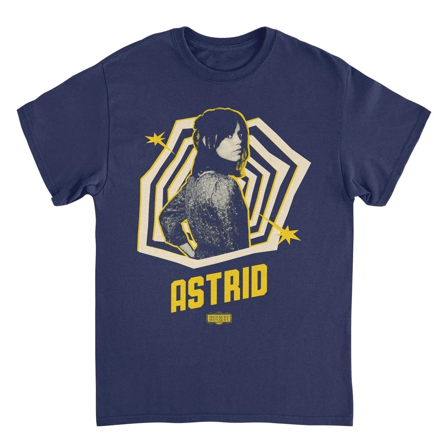 Beetlejuice Astrid Pose Transparent T-Shirt by HandyShopping4U2