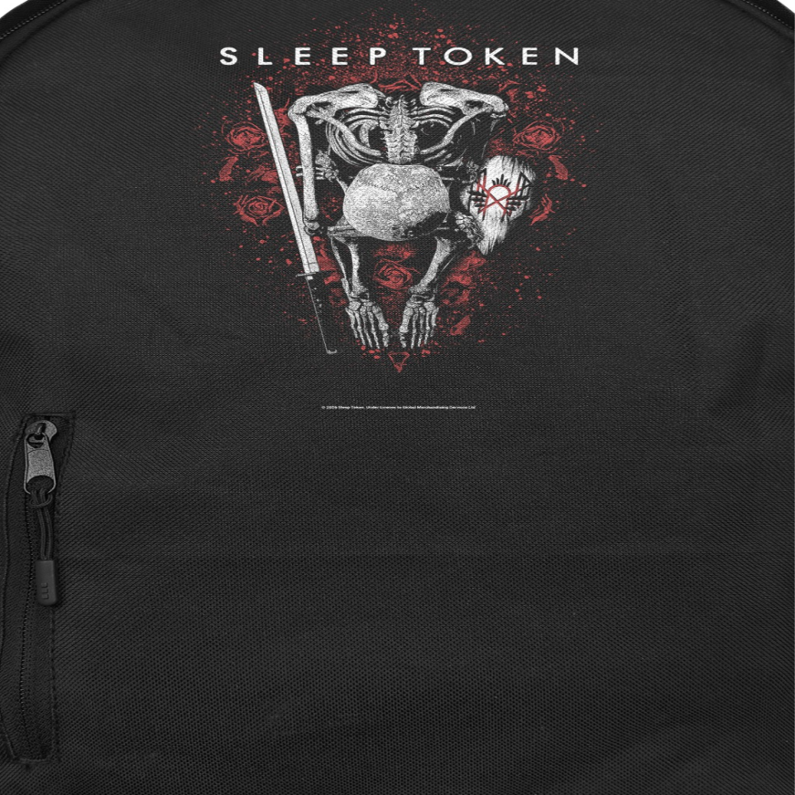 Sleep Token The Love You Want backpack closeup skull graphic design detail