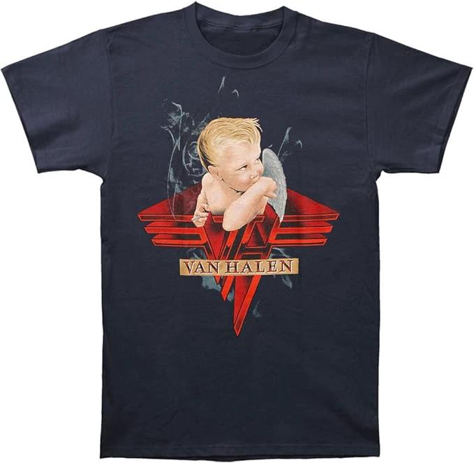 Van Halen Angel Smoking Mens T-shirt by HandyShopping4U2