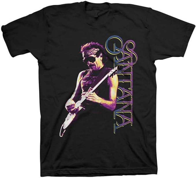 Santana men’s graphic t-shirts featuring iconic band artwork