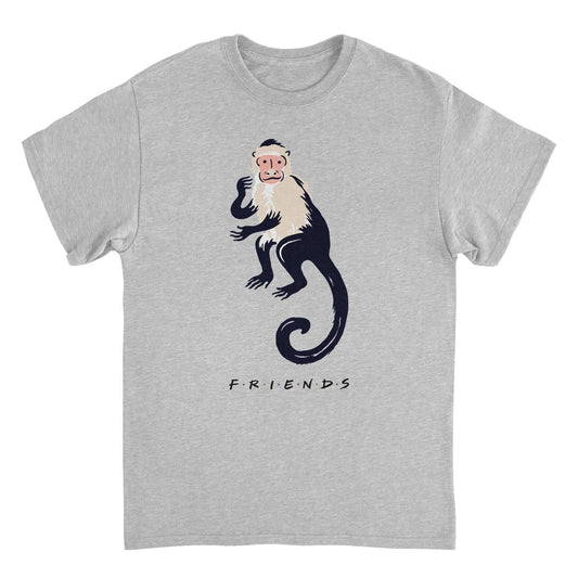Friends Marcel the Monkey Sport Grey T-Shirt by HandyShopping4U2