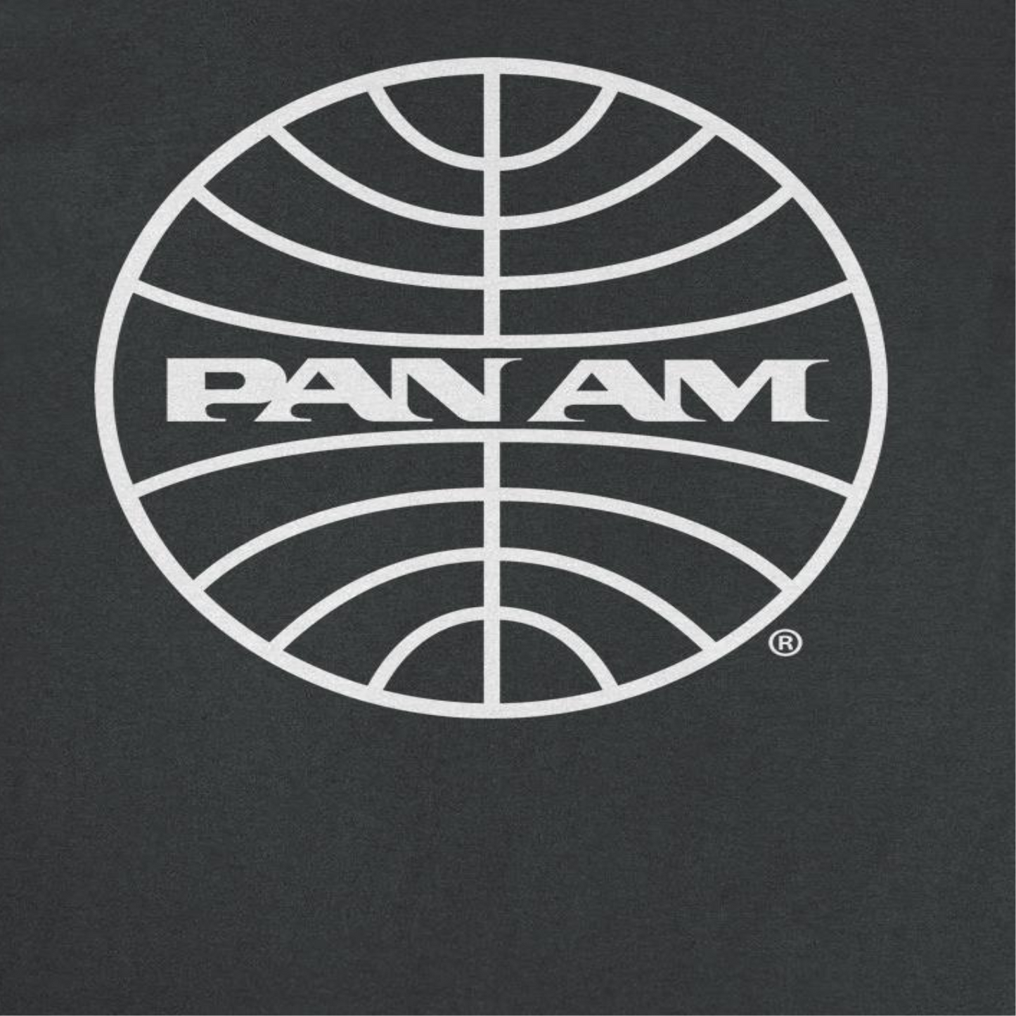 Pan Am Classic White Logo in Black T-Shirt by HandyShopping4U2