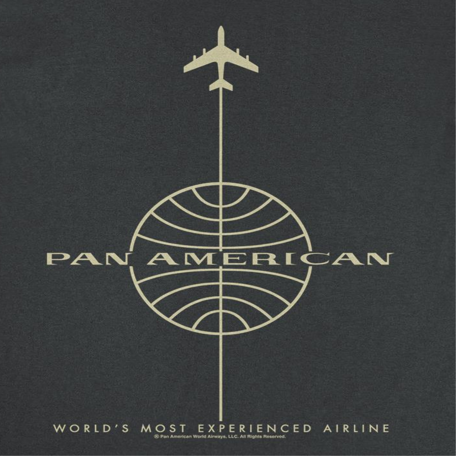 Pan Am Worlds Most Experienced Airline Black T-Shirt by HandyShopping4U2