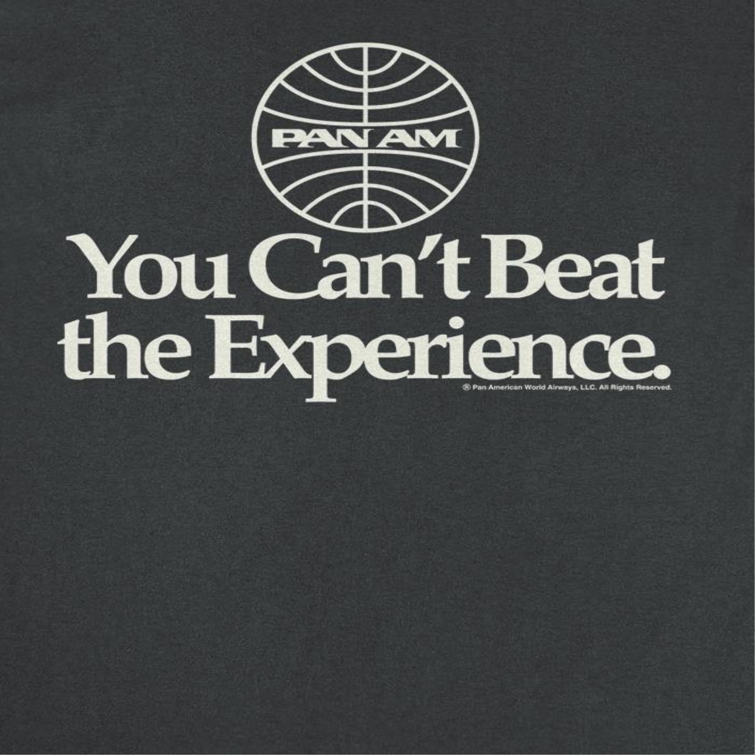 Pan Am Airways You Cant Beat the Experience Black T-Shirt by HandyShopping4U2