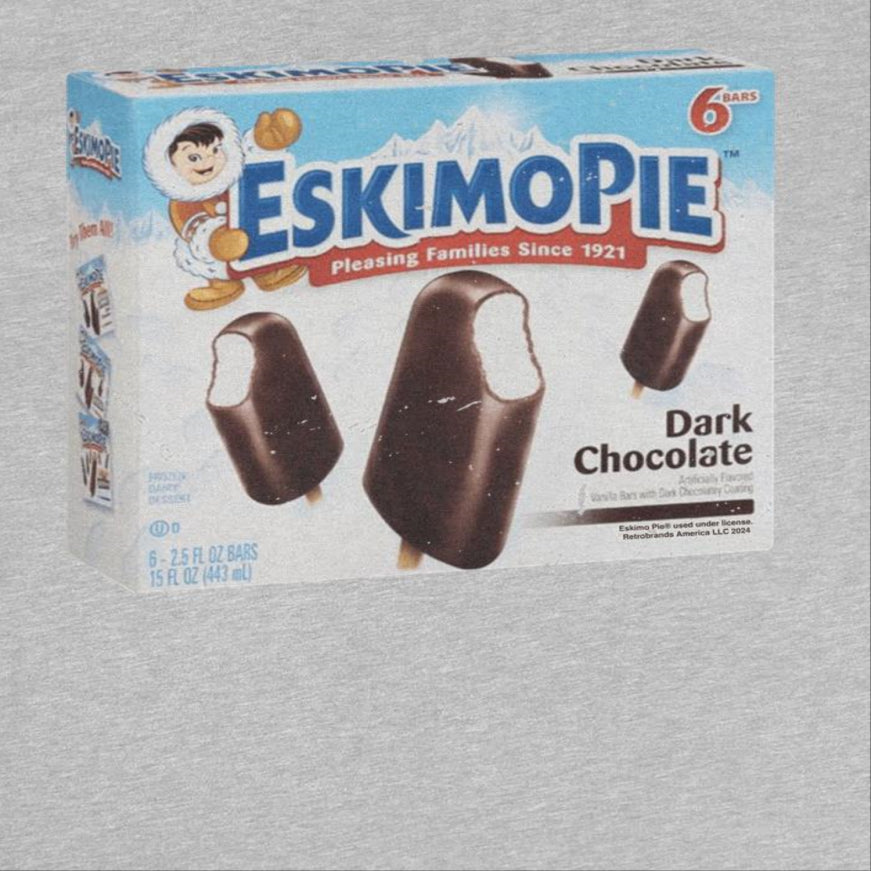 Eskimo Pie Dark Chocolate Ice Cream Sport Grey T-Shirt by HandyShopping4U2