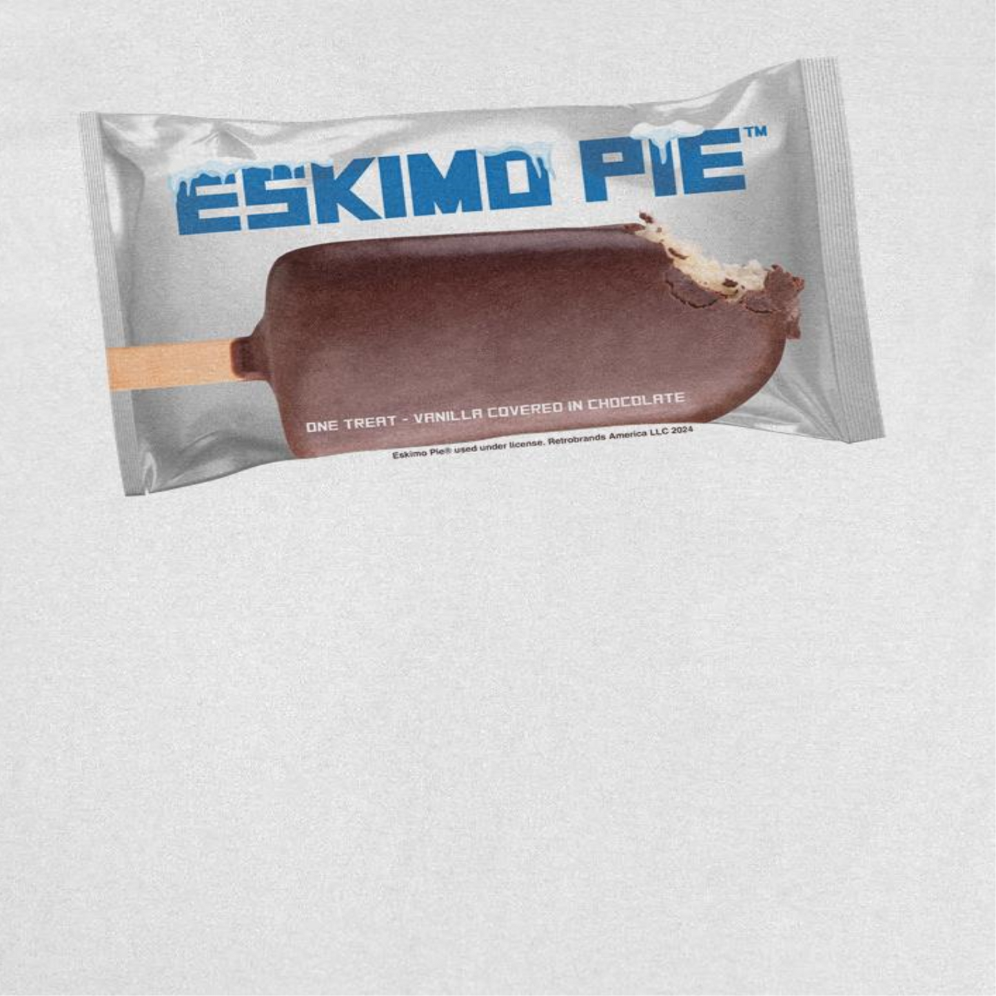 Eskimo Pie Ice Cream Bar One Treat White T-Shirt by HandyShopping4U2
