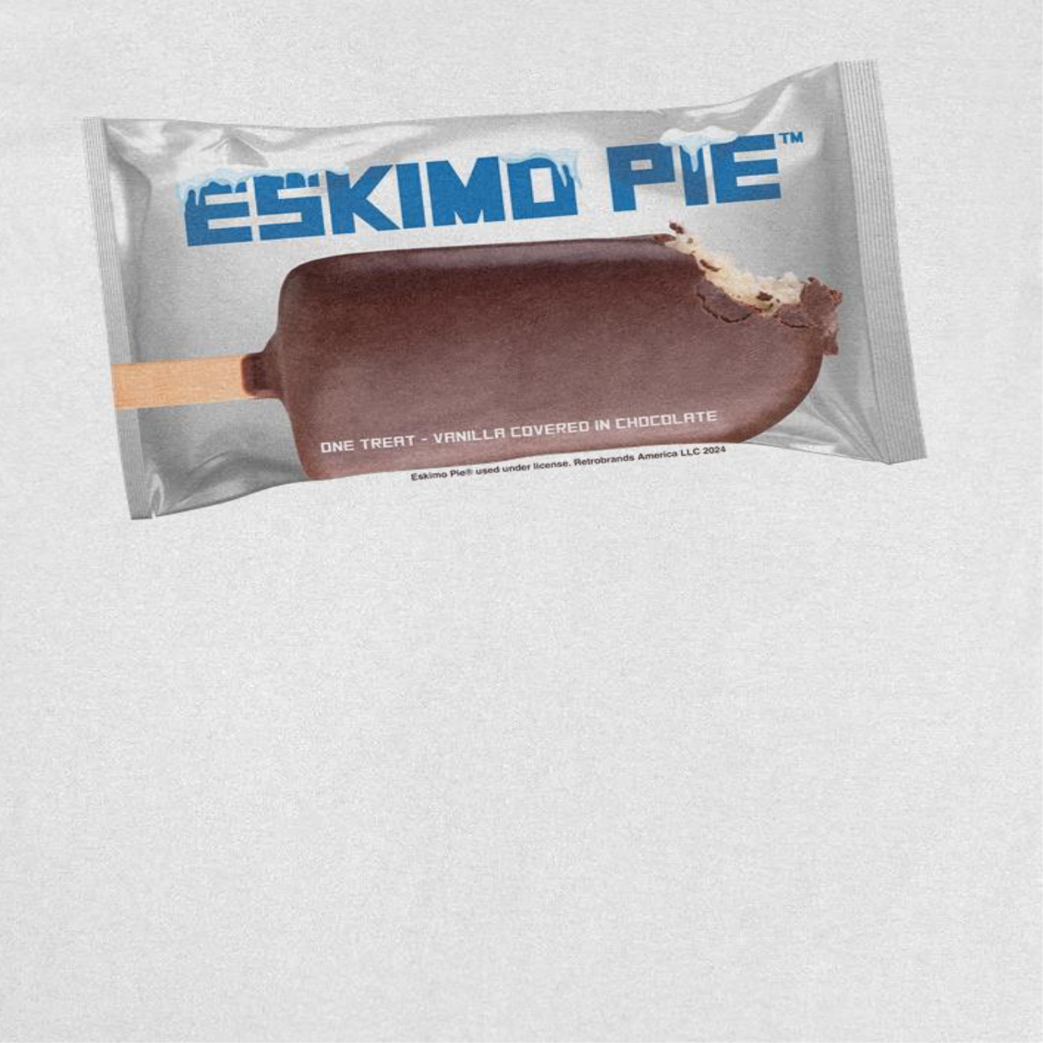 Eskimo Pie Ice Cream Bar One Treat White T-Shirt by HandyShopping4U2