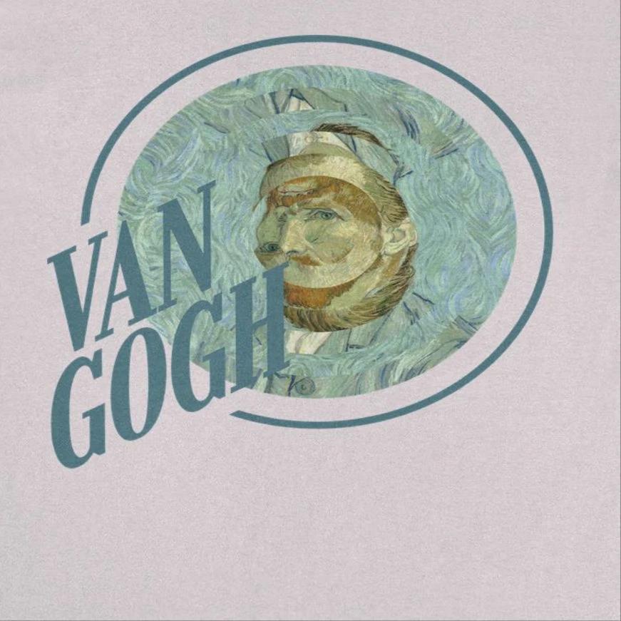 Classic Paintings Van Gogh Portrait Ice Grey T-Shirt by HandyShopping4U2