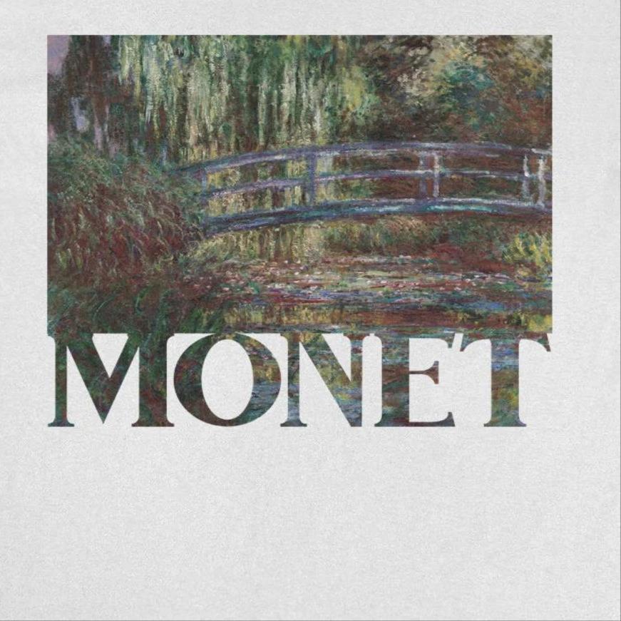 Classic Paintings Monet Water Lily Pond White T-Shirt by HandyShopping4U2