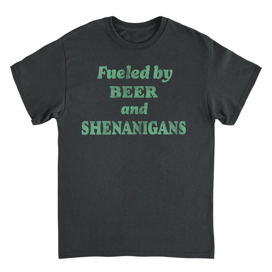 St. Patrick's Day Fueled by Beer T-Shirt by HandyShopping4U2