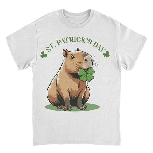 St. Patricks Day Capybara St T-Shirt by HandyShopping4U2