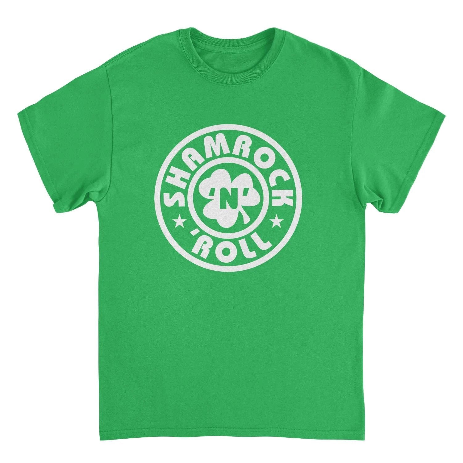 St. Patrick's Day Shamrock n Roll T-Shirt by HandyShopping4U2