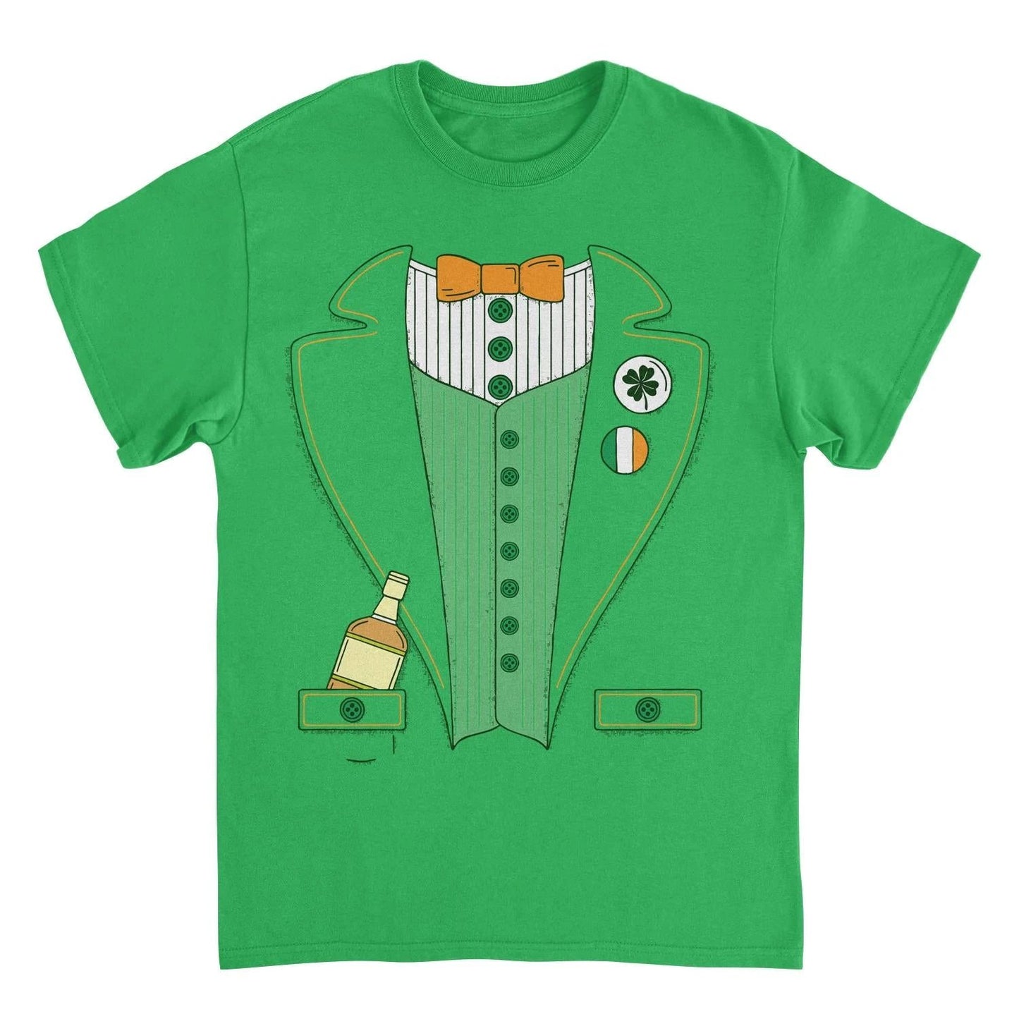 St. Patrick's Day Irish Leprechaun Suit T-Shirt by HandyShopping4U2