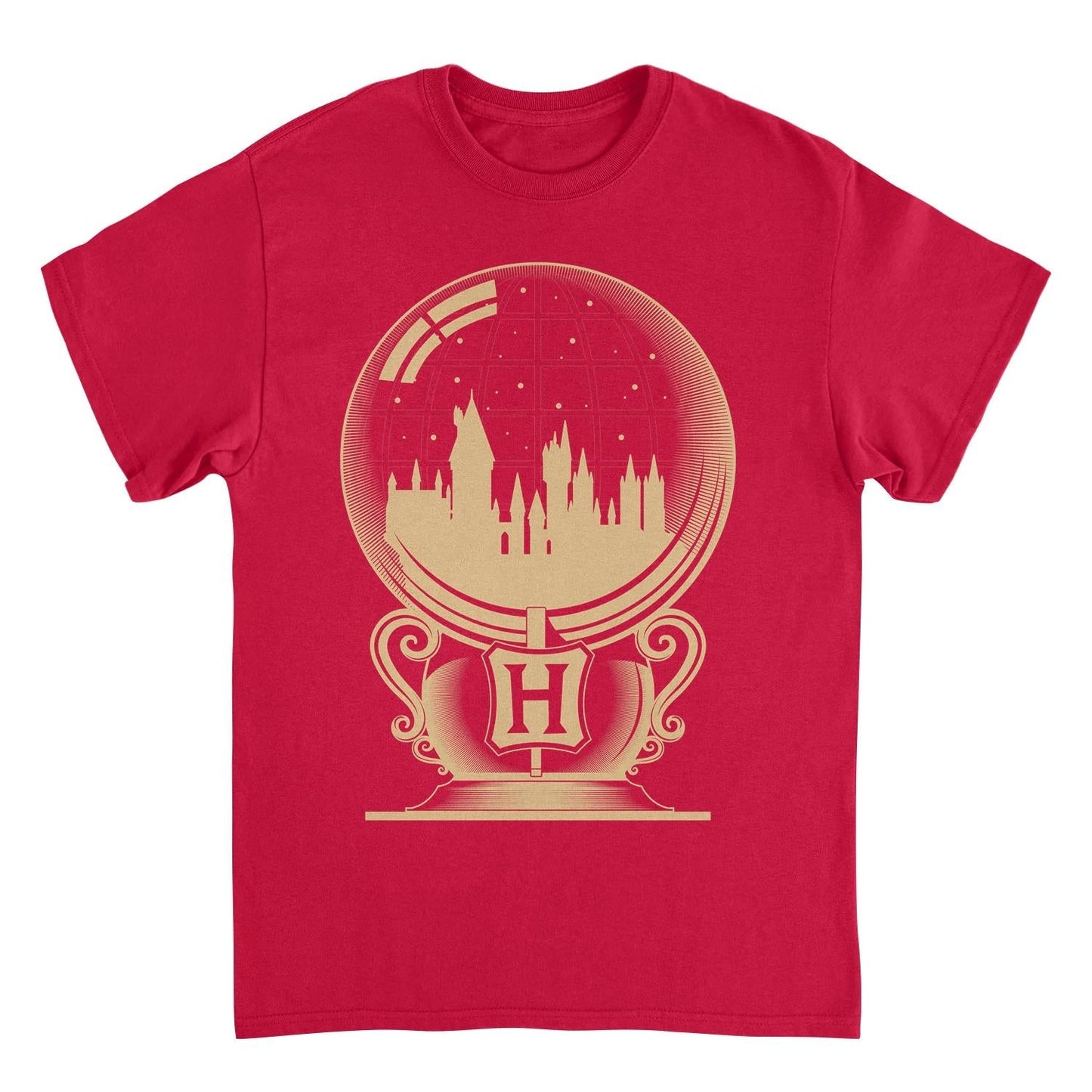 Harry Potter Hogwarts Castle Red T-Shirt