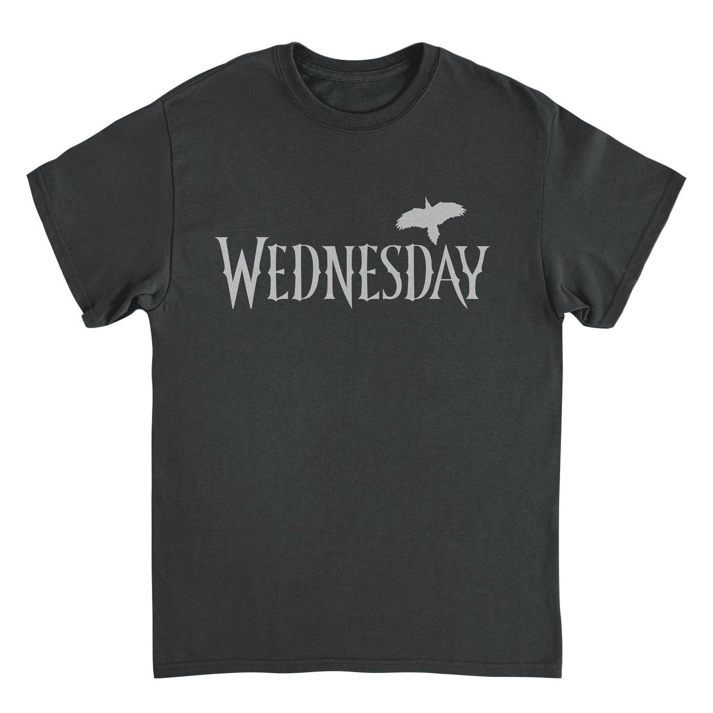 Wednesday Logo Gray Black T-Shirt