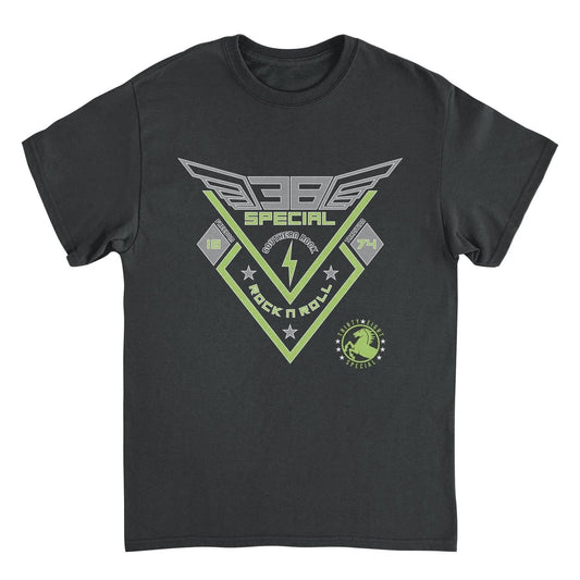 38 Special Southern Rock and Roll 74 t shirt black tee with green vintage logo design