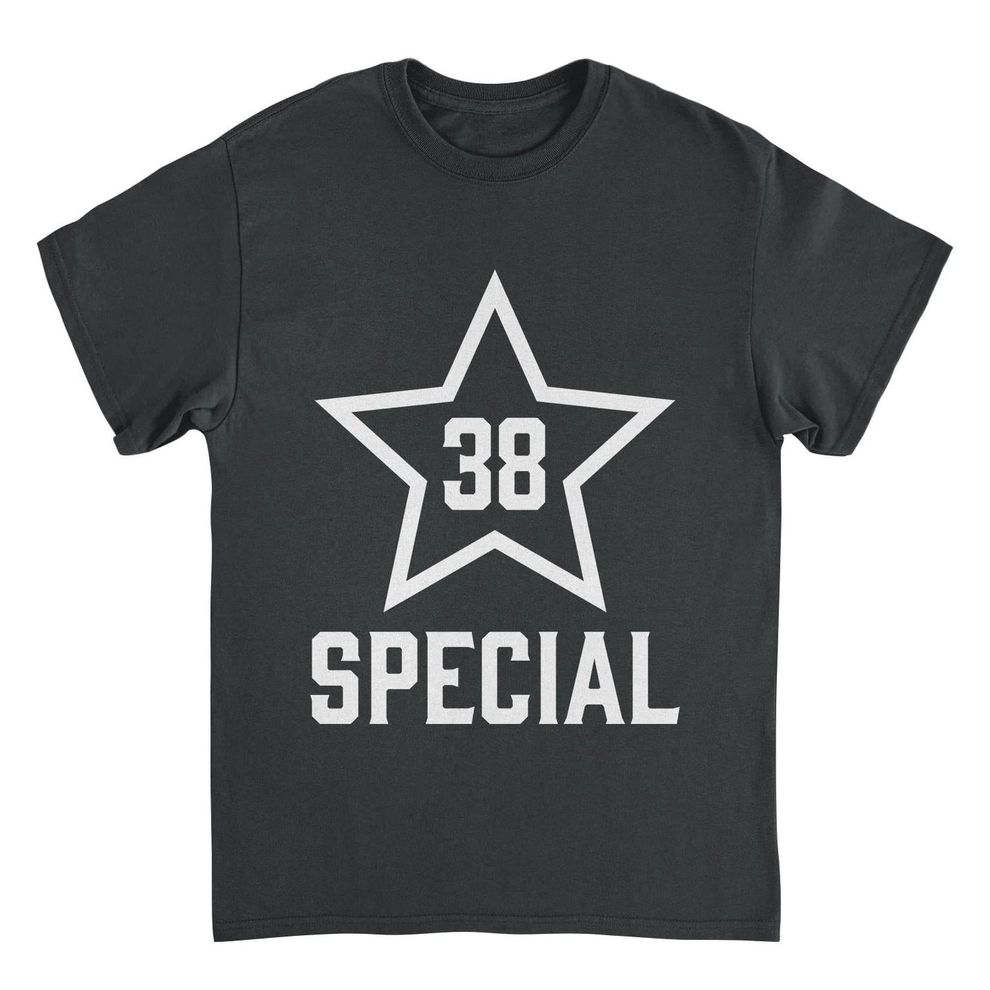 38 Special star logo t shirt black southern rock band tee front design