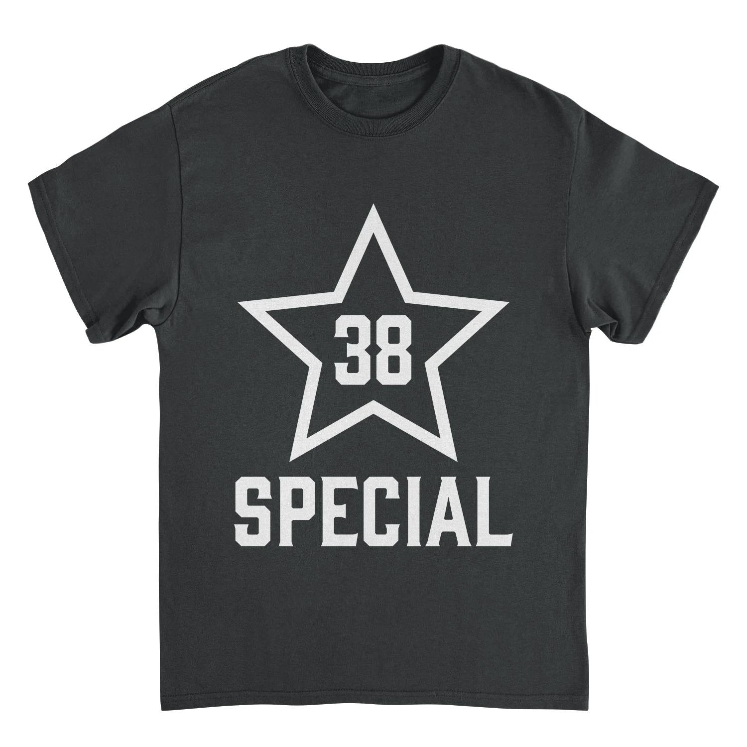 38 Special star logo t shirt black southern rock band tee front design