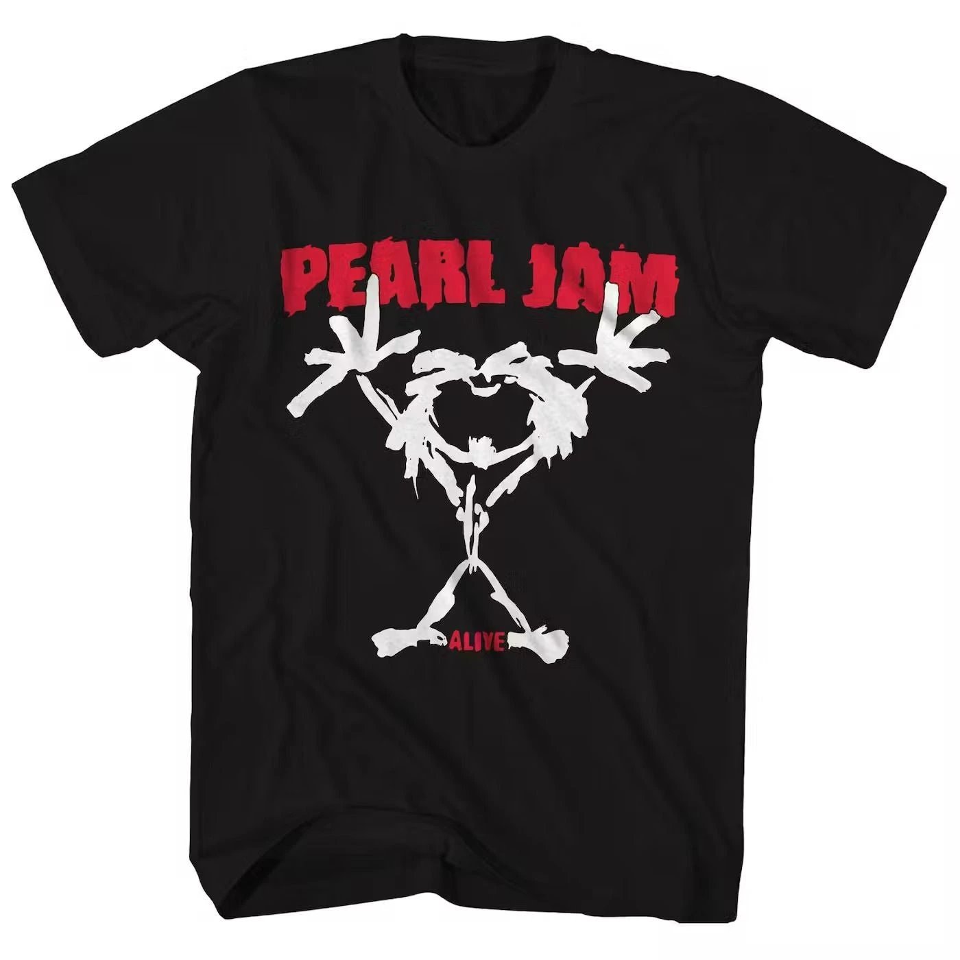Pearl Jam Alive Stickman Mens T-shirt - Pearl Jam Set List - New Shirt by HandyShopping4U2