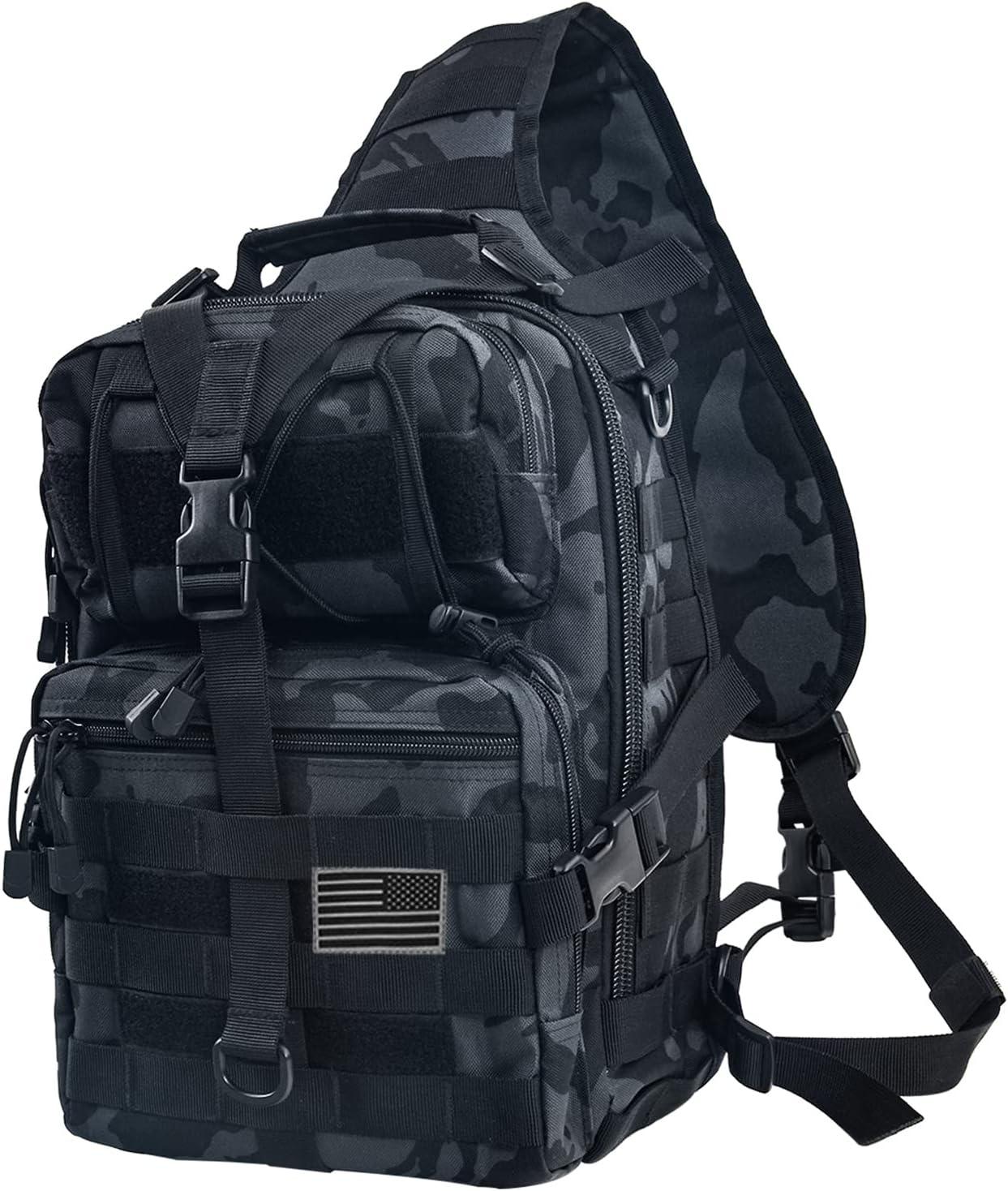 FR Fashion Co. MOLLE Tactical Crossbody Sling Bag