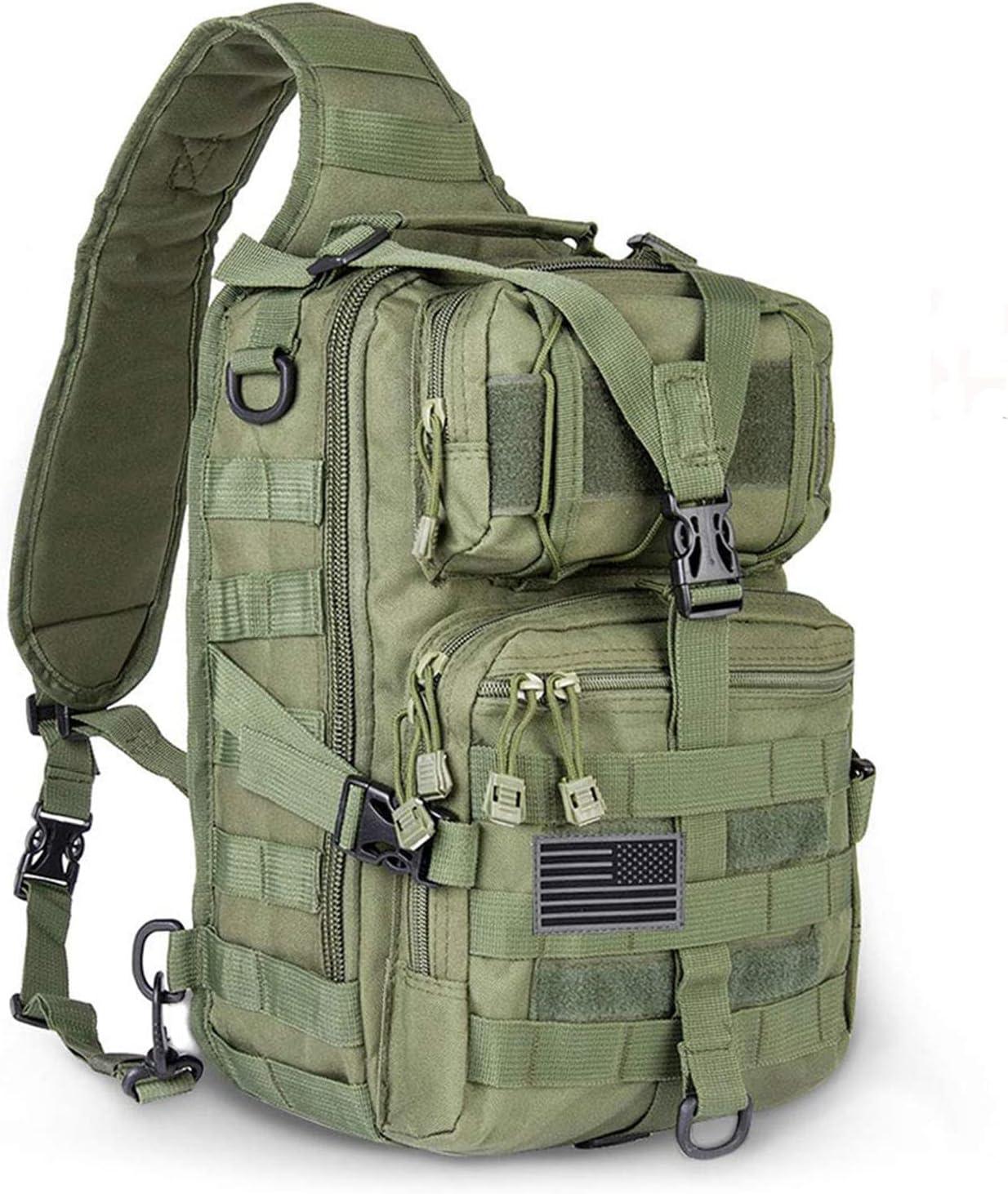 FR Fashion Co. MOLLE Tactical Crossbody Sling Bag