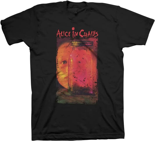 Alice in Chains Jar of Flies T-Shirt black 90s grunge band tee album artwork front design