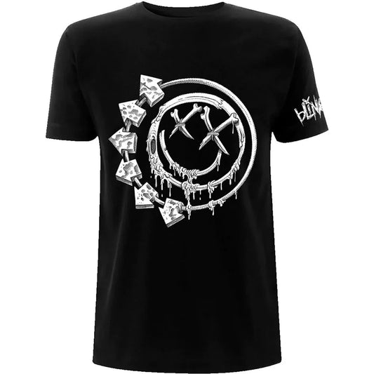 Officially licensed Blink-182 “Bones” men’s T-shirt featuring bold pop punk band artwork
