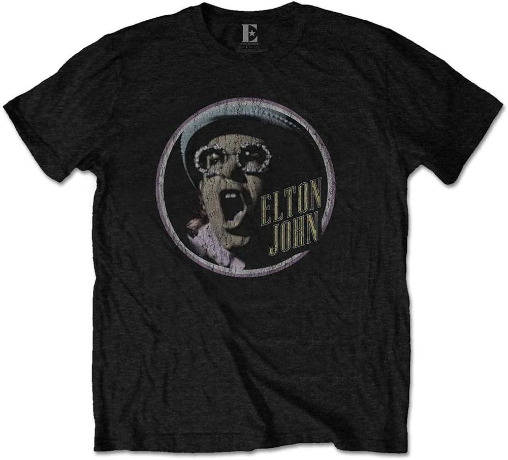 Elton John Mens T-shirt - Officially Licensed - Bennie and the Jets- Band Tees by HandyShopping4U2