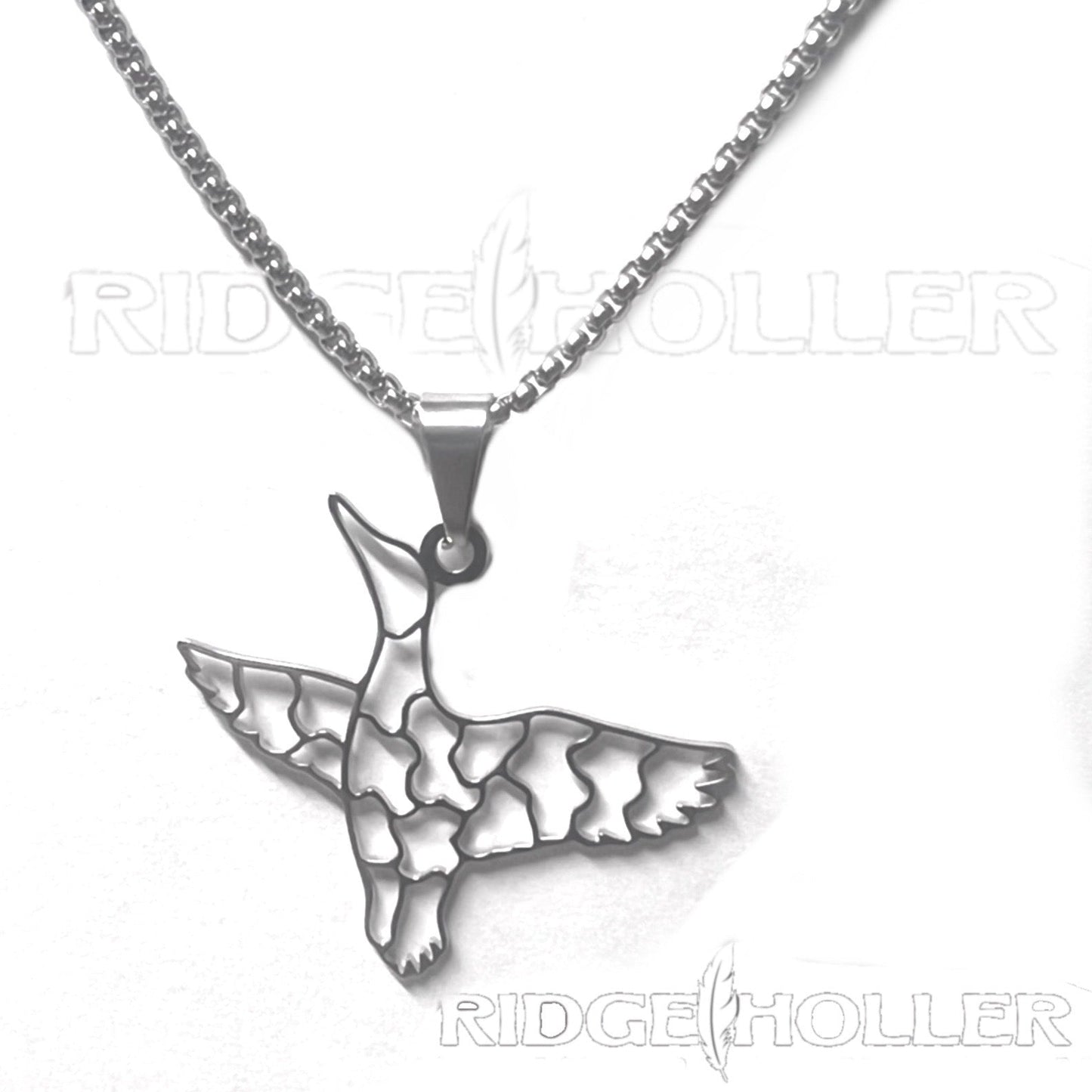 Camo Duck- Stainless Steel Necklace and Pendant