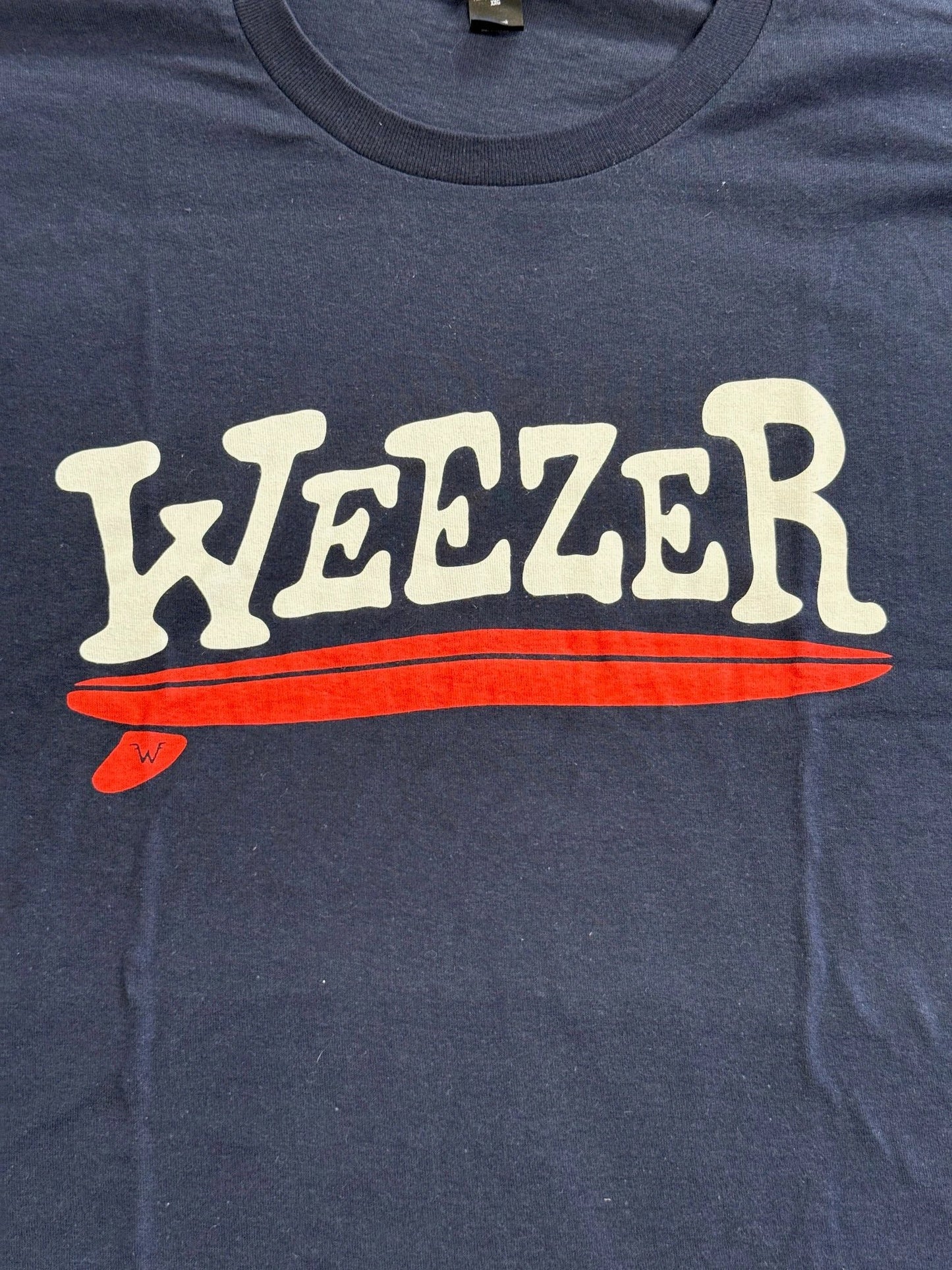 Weezer Surfboard T-shirt - Weezer Official Single Fin Surboard Tee by HandyShopping4U2