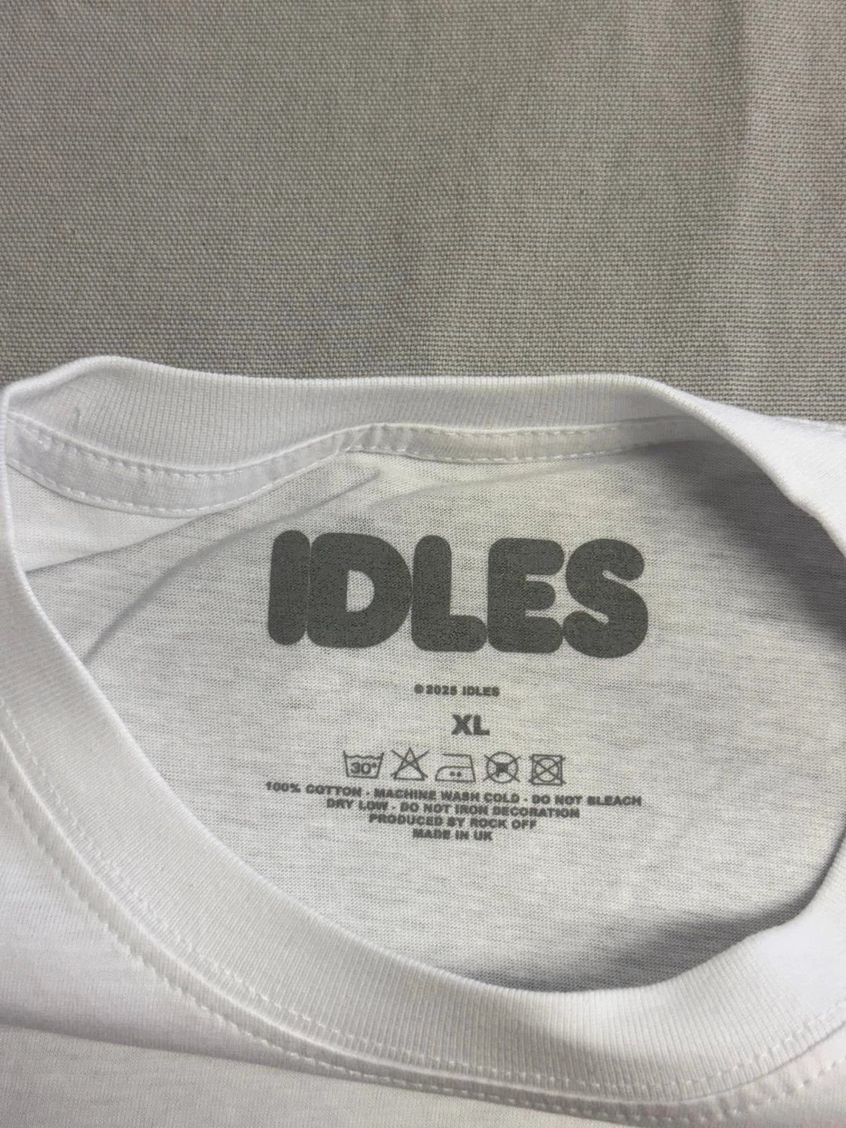 Idles Band T-shirt Proper Hardcore Music Pink Teddy Bear by HandyShopping4U2