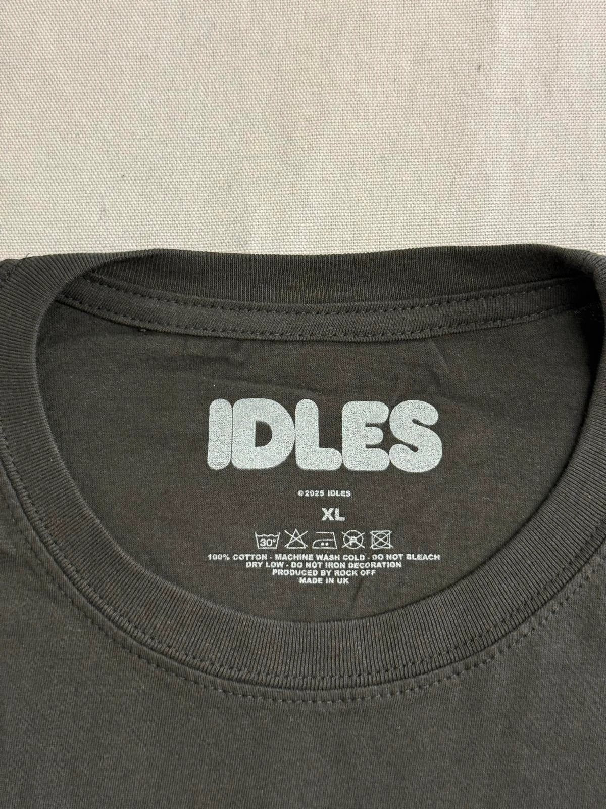 Idles Band T-shirt Fist with Flower Tee on Back Tee by HandyShopping4U2
