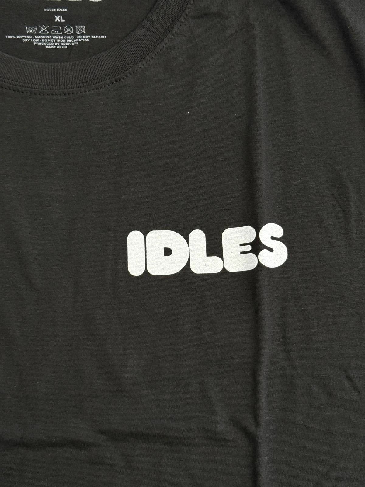 Idles Band T-shirt Fist with Flower Tee on Back Tee by HandyShopping4U2
