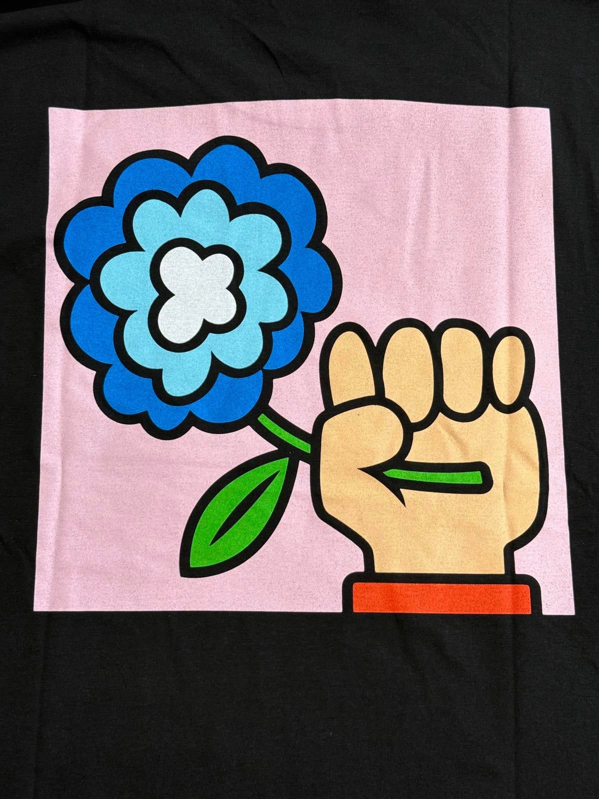 Idles Band T-shirt Fist with Flower Tee on Back Tee by HandyShopping4U2