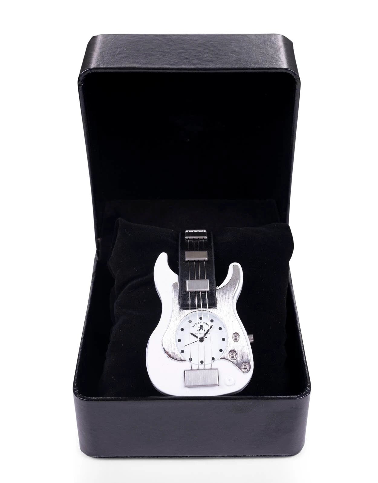 Guitar Watch White by Rock Roll n Soul