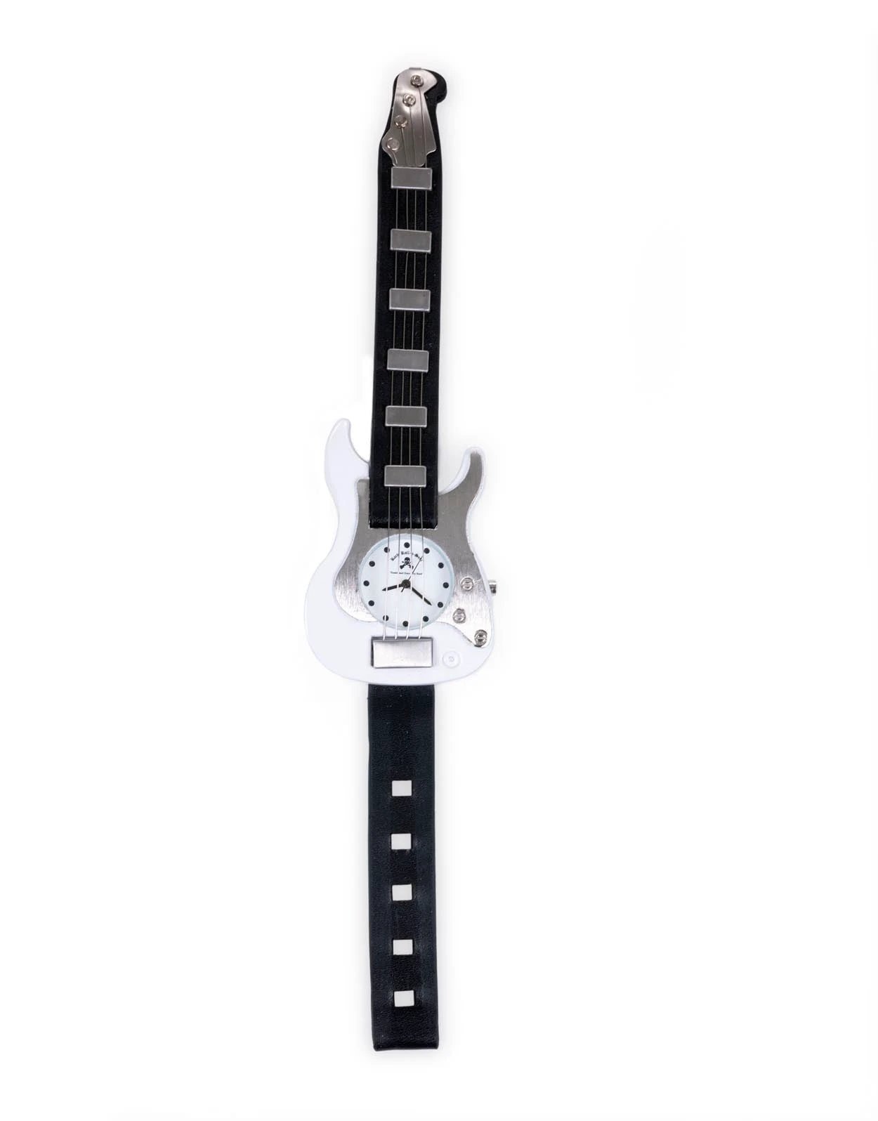 Guitar Watch White by Rock Roll n Soul