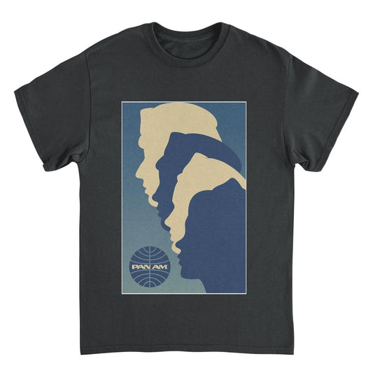 Pan Am Crew Silhouette Black T-Shirt by HandyShopping4U2