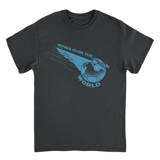 Pan Am Wings Over the World Black T-Shirt by HandyShopping4U2