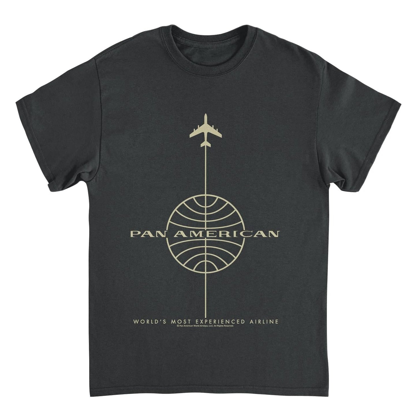 Pan Am Worlds Most Experienced Airline Black T-Shirt by HandyShopping4U2