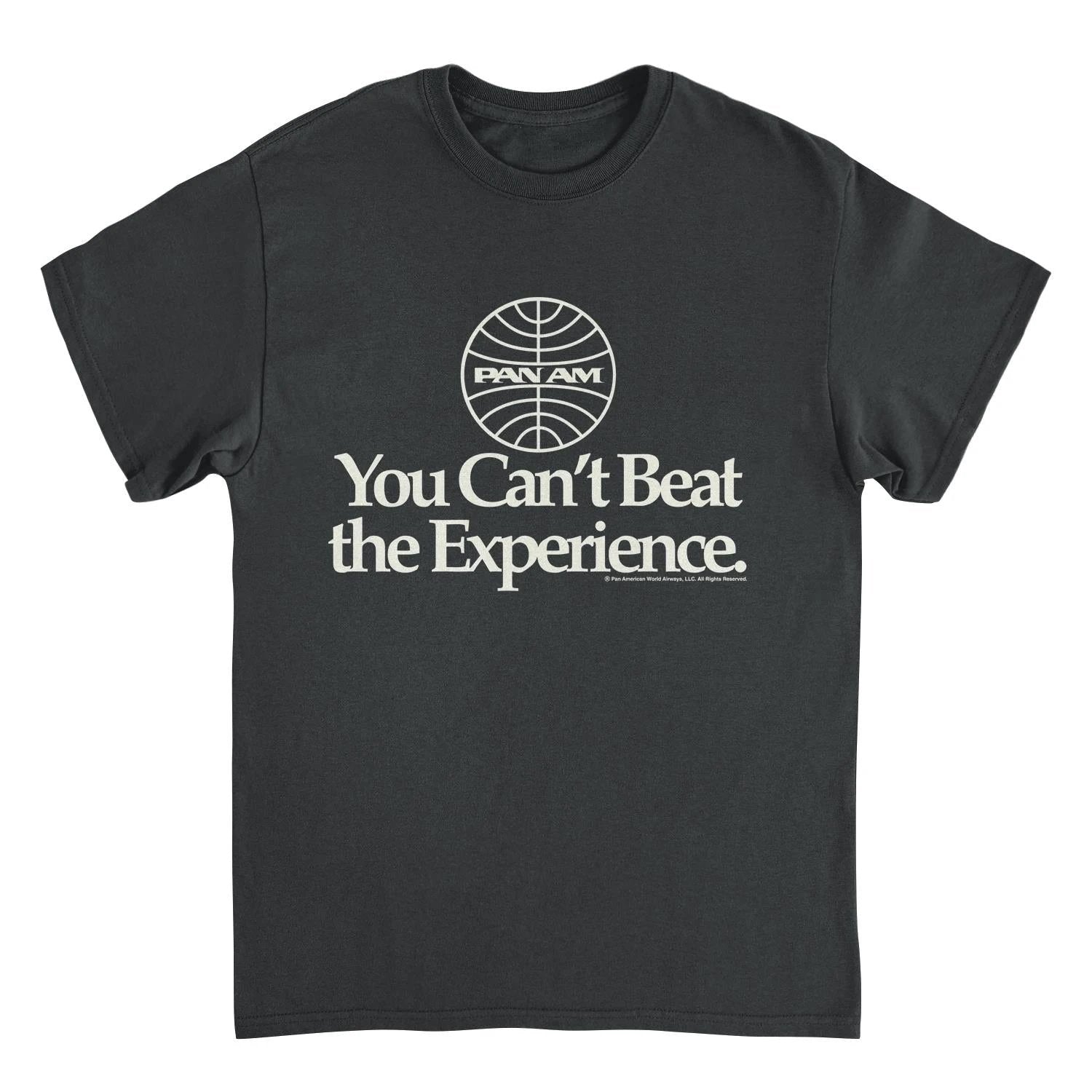Pan Am Airways You Cant Beat the Experience Black T-Shirt by HandyShopping4U2