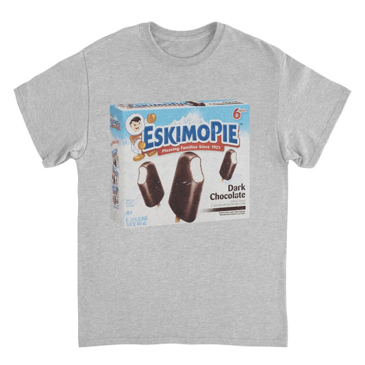 Eskimo Pie Dark Chocolate Ice Cream Sport Grey T-Shirt by HandyShopping4U2