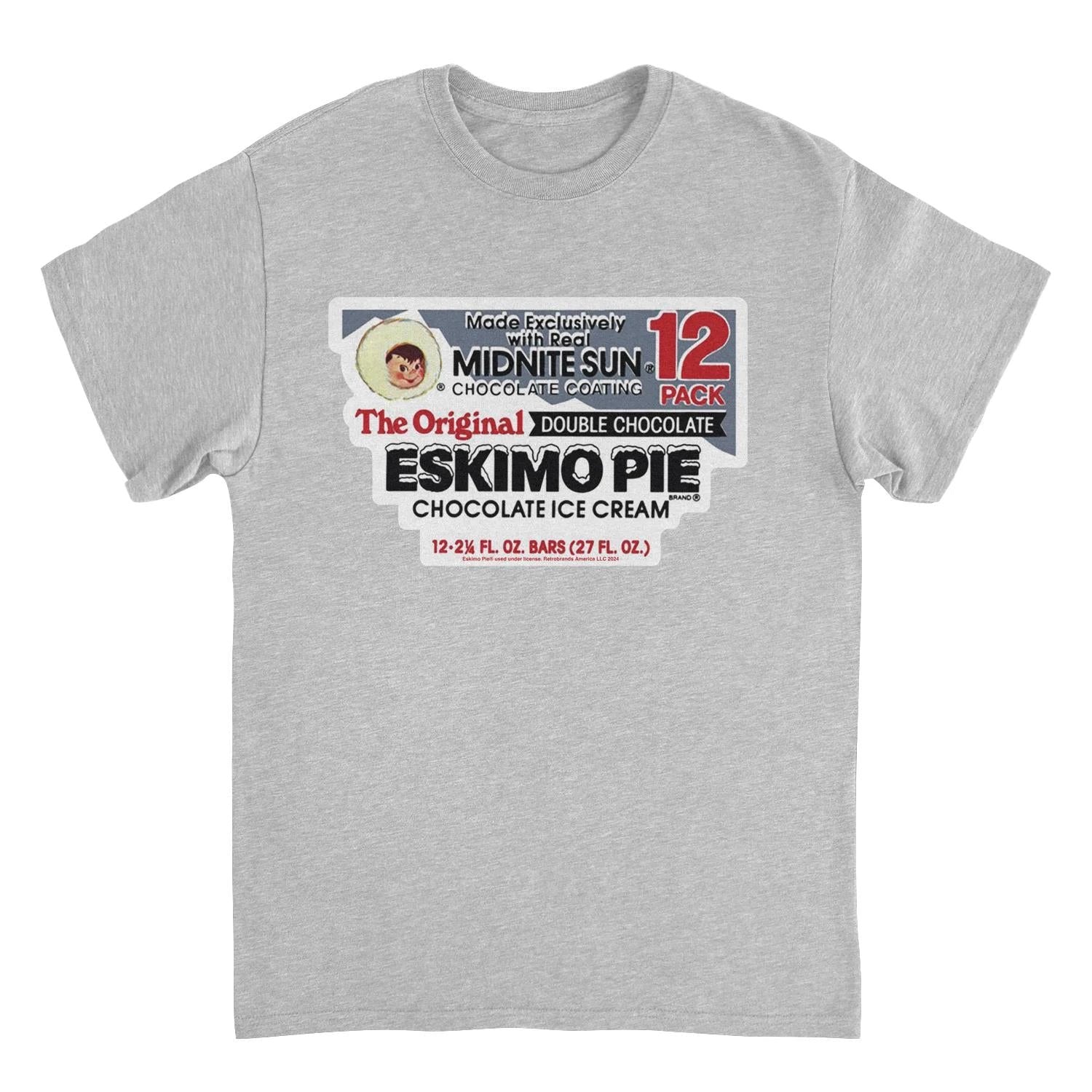 Eskimo Pie the Original Double Chocolate Sport Grey T-Shirt by HandyShopping4U2
