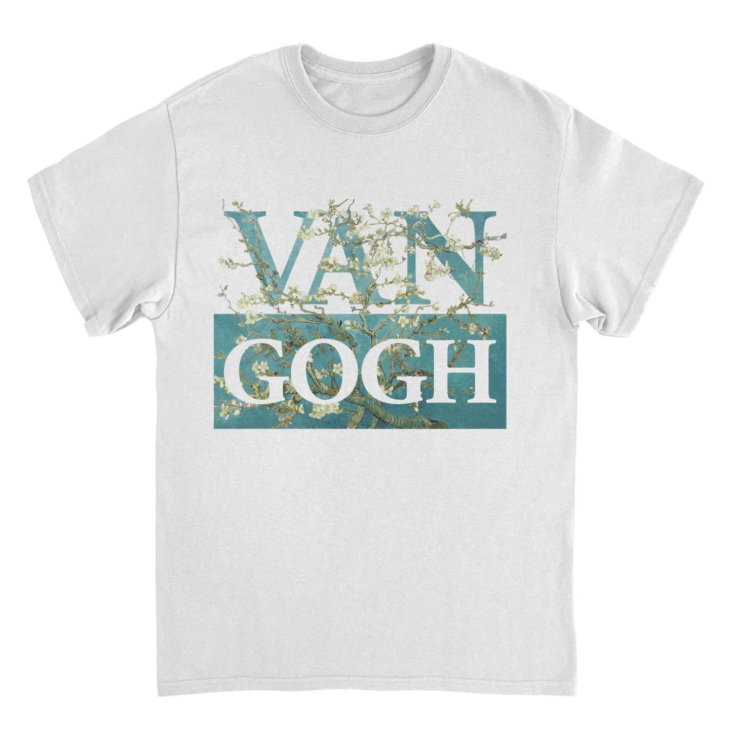 Classic Paintings Van Gogh Blossoms White T-Shirt by HandyShopping4U2