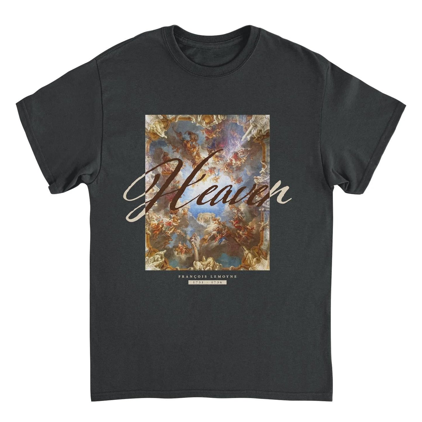 Classic Paintings Heaven Lemoyne Black T-Shirt by HandyShopping4U2